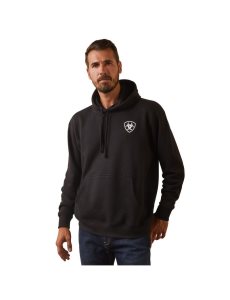 Sudadera Con Capucha Ariat Shield Mexico Negros | YVX942310