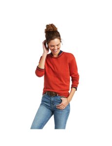 Suéteres Ariat Floret Naranjas | YQK287496