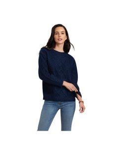 Suéteres Ariat Invierno Quarter Azul Marino | XOK804521