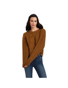 Suéteres Ariat Invierno Quarter Marrom | OSB273056