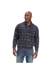 Suéteres Ariat Printed Overdyed Washed Azules | IQP834950