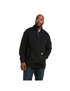 Suéteres Ariat Rebar Overtime Fleece Negros | SFR249037