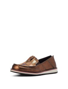 Tenis Ariat Cruiser Metal Marrom Rosas | CLR482173