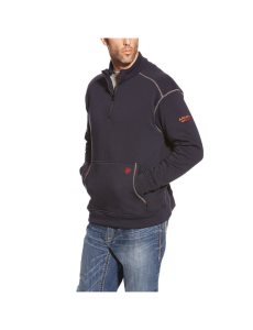 Tops Ariat FR Polartec Fleece 1/4 Zip Azul Marino | CJZ438596