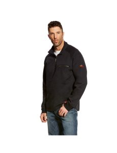 Tops Ariat FR Rev 1/4 Zip Negros | JNF765384