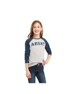 Tops Ariat REAL Zuma Baseball Grises | MTN783592