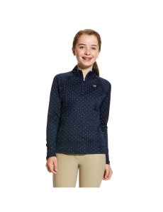 Tops Ariat Sunstopper 2.0 1/4 Zip Azul Marino | OAL684157